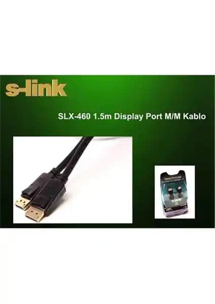 S-Link SLX-460 1.5M DisplayPort Kablosu İnceleme ve Kullanım Rehberi