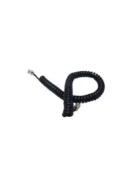 S-Link Spiral Siyah Telefon Ahize Kordonu Dayanıklı ve Esnek Tasarımıyla Kullanım Kolaylığı Sağlar