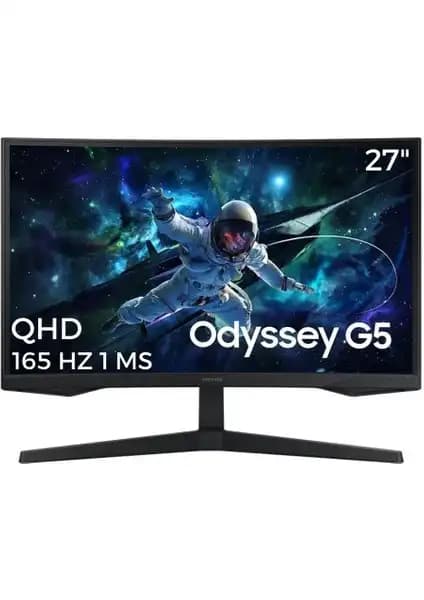 Samsung 27 İnç Odyssey G5 G55C: Yüksek Performanslı Oyun Monitörü Özellikleri ve Tasarımı
