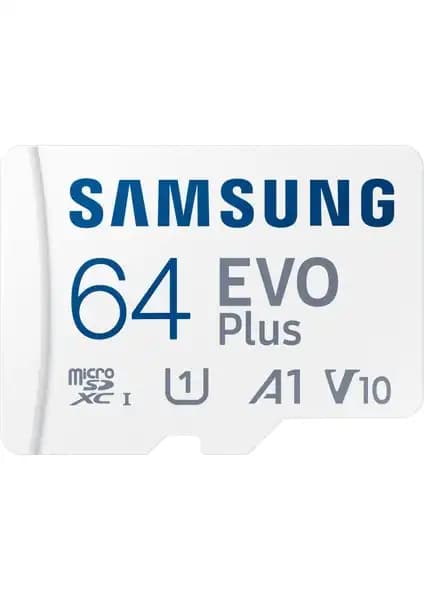 Samsung Evo Plus 64GB MicroSD Hafıza Kartı: Yüksek Kapasite ve Hızlı Veri Aktarımı