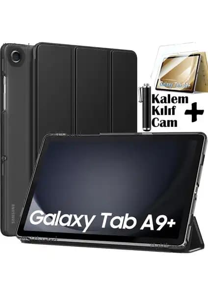 Samsung Galaxy Tab A9 Plus 11 İnç İçin Çok Yönlü Koruma Seti - Güvenli ve Şık Kullanım İçin