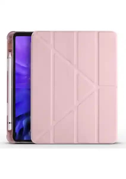 Samsung Galaxy Tab S6 Lite için şık ve dayanıklı rose gold kılıf, koruma ve fonksiyonellik sağlıyor