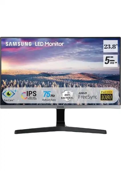 Samsung LS24R350FZRXUF 23.8 inç IPS Monitör Yüksek Çözünürlük ve Geniş Görüş Açısı