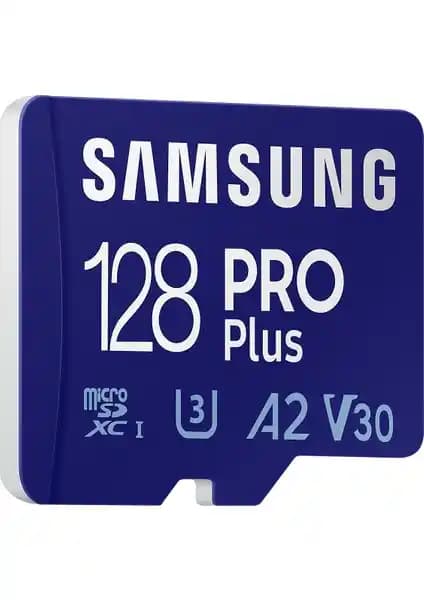 Samsung Pro Plus 128GB MicroSDXC Hafıza Kartı Yüksek Performans ve Güvenilirlik