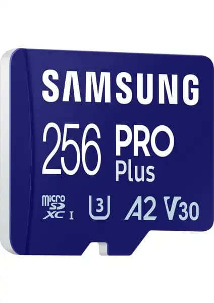 Samsung ProPlus 256 GB MicroSD Kart Yüksek Hızlı ve Dayanıklı Depolama Çözümü