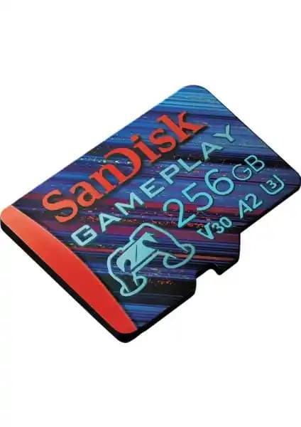 SanDisk GamePlay 256GB MicroSDXC Hafıza Kartı ile Oyun ve Medya Depolama Çözümü