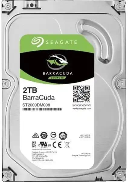 Seagate BARRACUDA ST2000DM008 2TB Sabit Disk: Yüksek Kapasiteli ve Güvenilir Depolama Çözümü