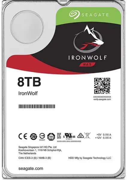 Seagate IronWolf 8TB Sata 3 3.5 İnç 7200RPM Hard Disk Güçlü ve Güvenilir Depolama Çözümü