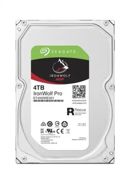 Seagate IronWolf Pro 4TB 7200RPM 3.5 inç NAS Sabit Diski Güçlü ve Güvenilir Veri Depolama Çözümü