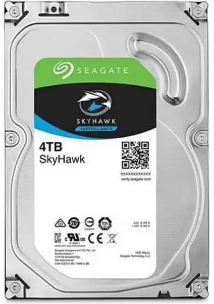 Seagate Skyhawk 4TB Güvenlik Diski 3.5 İnç 5400RPM Güvenlik ve CCTV Sistemleri İçin