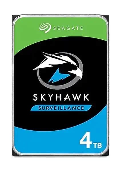 Skyhawk 4 TB Seagate Sabit Disk Güvenlik ve Gözetim Sistemleri İçin Yüksek Kapasiteli Çözüm