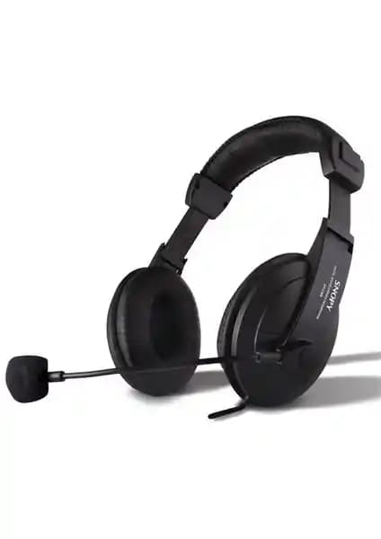 Snopy SN-4388 Profesyonel Mikrofonlu Kulaküstü Siyah Kulaklık İncelemesi ve Özellikleri