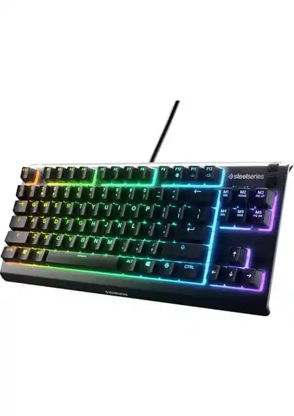 SteelSeries Apex 3 TKL Oyun Klavyesi: Dayanıklı ve Özelleştirilebilir Tasarım