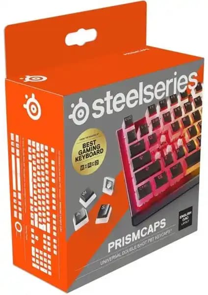 SteelSeries Prism Caps Siyah Tuş Takımı: Dayanıklı ve Estetik Klavye Aksesuarı