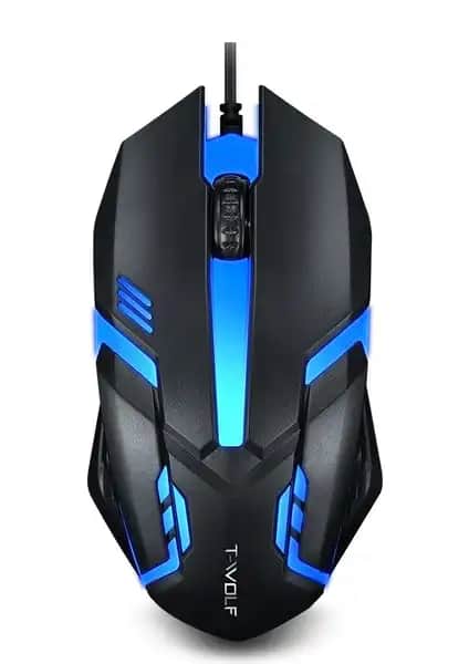 T-Wolf V1 RGB Kablolu Mouse: Ergonomik ve Yüksek Performanslı Bilgisayar Aksesuarı