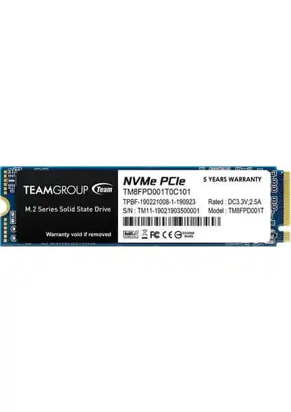 Team MP33 PRO 1TB NVMe M.2 SSD: Yüksek Hız ve Güvenilirlik Sunan Depolama Çözümü