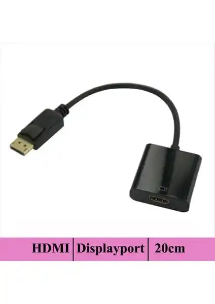 Ti-mesh DisplayPort to HDMI Kablo 20cm yüksek kaliteli bağlantı çözümünüz