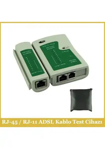 Ti-mesh RJ-45 / RJ-11 ADSL Kablo Test Cihazı Güç ve Güvenilirlik Bir Arada
