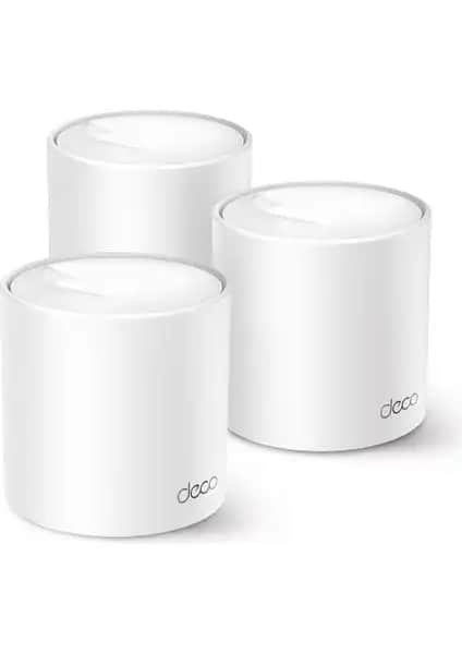 TP-Link Deco X10 Wi-Fi 6 Mesh Sistemi Geniş Alanlar İçin Güçlü ve Güvenilir Çözüm