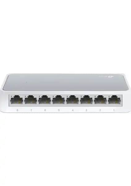 TP-Link TL-SF1008D 8 Port 10-100 Mbps Switch: Ekonomik ve Güvenilir Ağ Çözümü