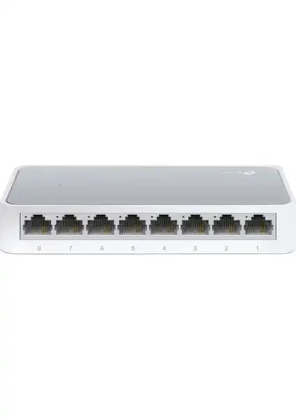 TP-Link TL-SF1008D 8 Port 10-100 Mbps Switch: Ekonomik ve Güvenilir Ağ Çözümü
