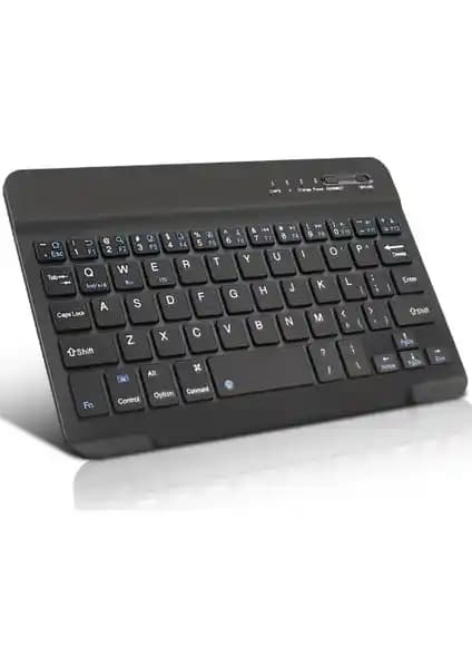 TriLine Mini Bluetooth Kablosuz Klavye: Taşınabilir ve Şarjlı Slim Rubber Tasarımıyla Kullanıcı Dostu