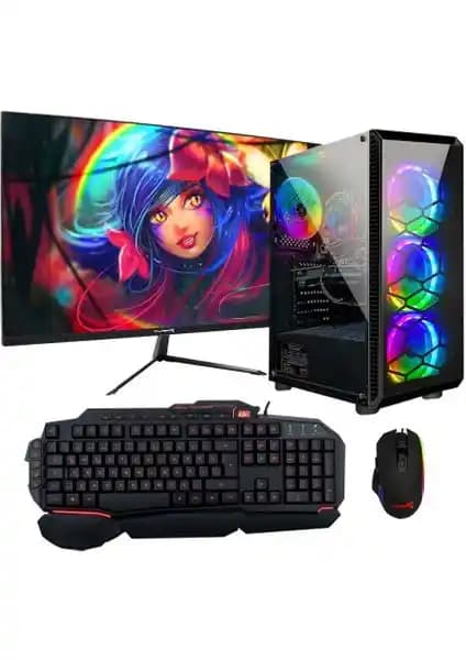 Turbox Tx401 i5 2400 8GB RAM 256GB SSD ve 23.6 inç Monitörlü Oyun Bilgisayarı