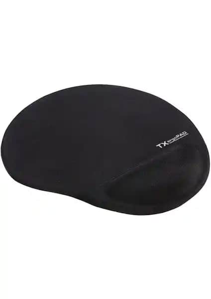 TX ErgoPad Plus Siyah Jel Bilek Destekli Mousepad: Ergonomik ve Dayanıklı Tasarım