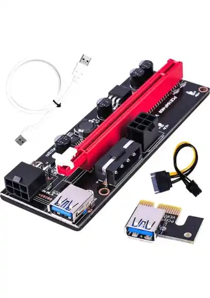 UniChrome Zauss V009 Riser 1X-16X: Güçlü ve Esnek Madencilik Riser Kartı Özellikleri