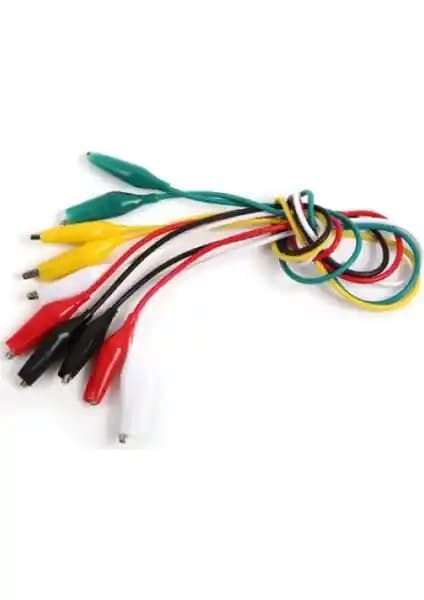 Vena Krokodil Kablo 5 Adet Seti: Dayanıklı ve Çok Amaçlı Elektrik Bağlantı Çözümü
