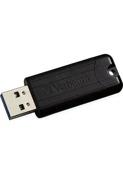 Verbatim 64GB Pinstripe USB 3.2 Gen 1: Yüksek Performanslı Taşınabilir Depolama