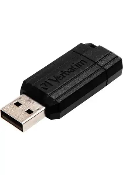 Verbatim 64GB USB 2.0 PinStripe Bellek: Güvenilir ve Uygun Fiyatlı Taşınabilir Depolama Çözümü