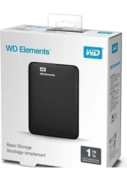 WD 1TB 2,5 Taşınabilir Harddisk 3.0 ile Güvenli ve Hızlı Veri Depolama Çözümü
