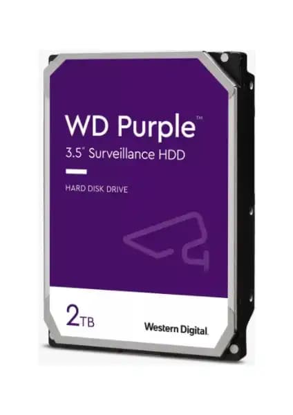 WD Purple 2TB SATA 6Gb/s Sabit Disk Güvenli ve Yüksek Kapasiteli Veri Depolama Çözümü