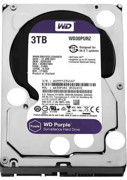 WD Purple 3TB Güvenlik Kamerası Diski İncelemesi ve Performans Analizi