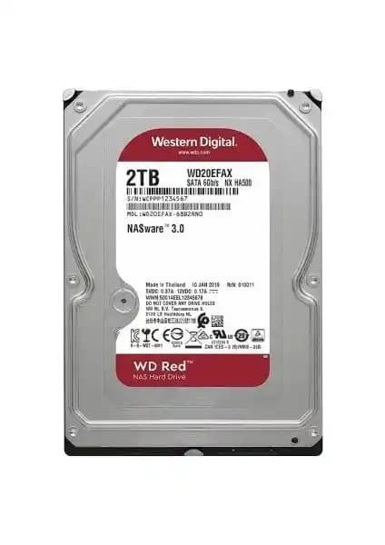 WD Red 2TB 3.5 inç SATA 3 NAS Diski Güçlü ve Güvenilir Veri Depolama Çözümü