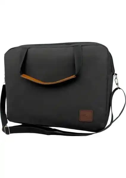 Woys 15.6 İnç Su Geçirmez Kahverengi Detaylı Laptop Çantası Günlük ve İş Kullanımı İçin