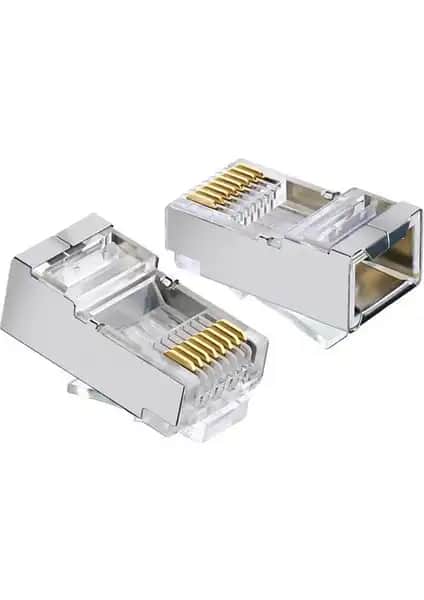 Wozlo RJ45 Metal Uç Jak Konnektör ile Güçlü ve Güvenilir Ağ Bağlantıları Sağlayın