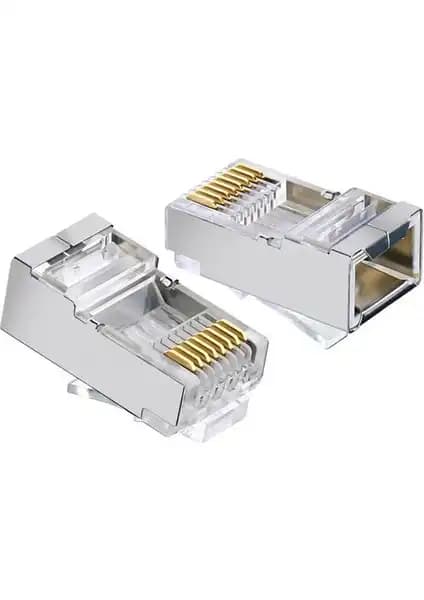Wozlo RJ45 Metal Uç Jak Konnektör ile Güçlü ve Güvenilir Ağ Bağlantıları Sağlayın
