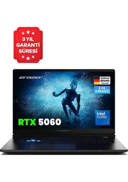 Erazer Defender 17 P1 MD600008 oyuncu dizüstü bilgisayarı yüksek performans ve dayanıklılık sunar