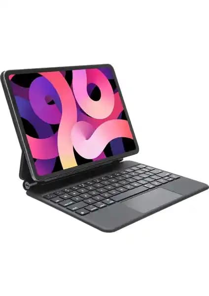 M.TK Moveteck Çok Fonksiyonlu Klavye ve Kılıf iPad Air 4 ve 5. Nesil İçin Profesyonel Tasarım