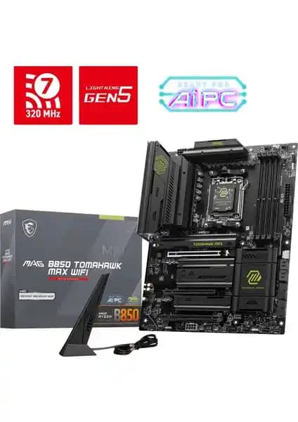 MSI Mag B850 Tomahawk Max Anakartı: Yüksek Performans ve Dayanıklılık Özellikleri