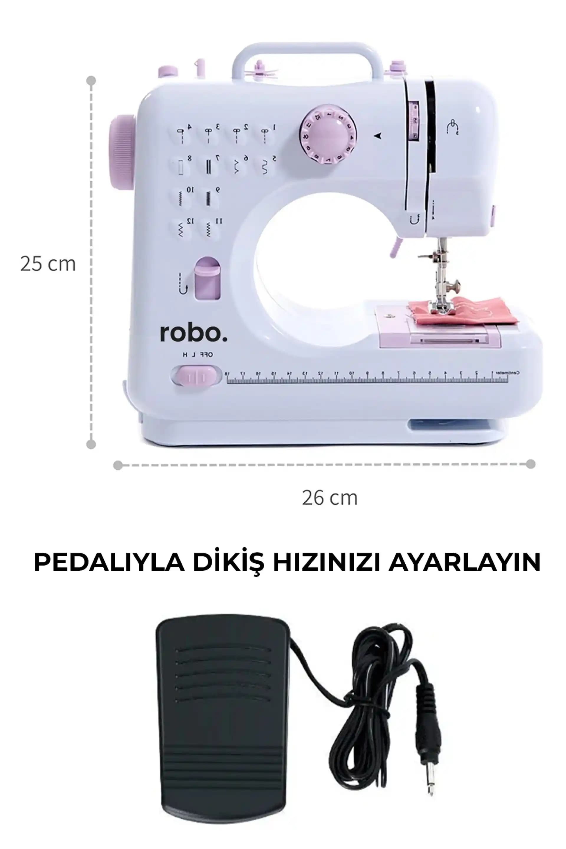 12 Fonksiyonlu Çok Amaçlı Dikiş Makinesi Kullanıma Hazır ve Pratik Çözüm