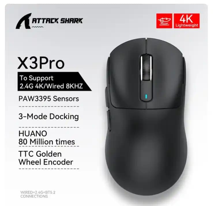 Attack Shark X3 Pro ve SteelSeries Aerox 5 Karşılaştırması: Hangi Fare Oyun Deneyiminizi Geliştirir?