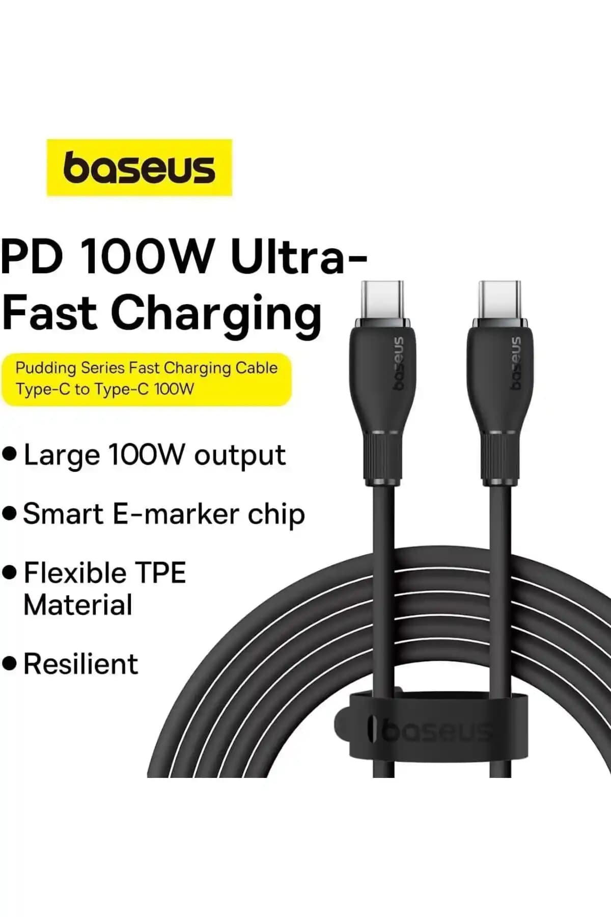 Baseus Pudding Serisi Şarj Kablosu: Dayanıklı ve Hızlı Şarj Özellikleriyle Elektronik Aksesuarları Yeniden Tanımlıyor