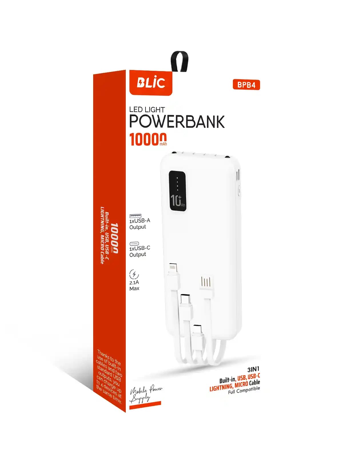 Blic BPB4 Taşınabilir Hızlı Şarj Cihazı: Günlük ve Seyahat Kullanımı İçin Pratik Çözüm