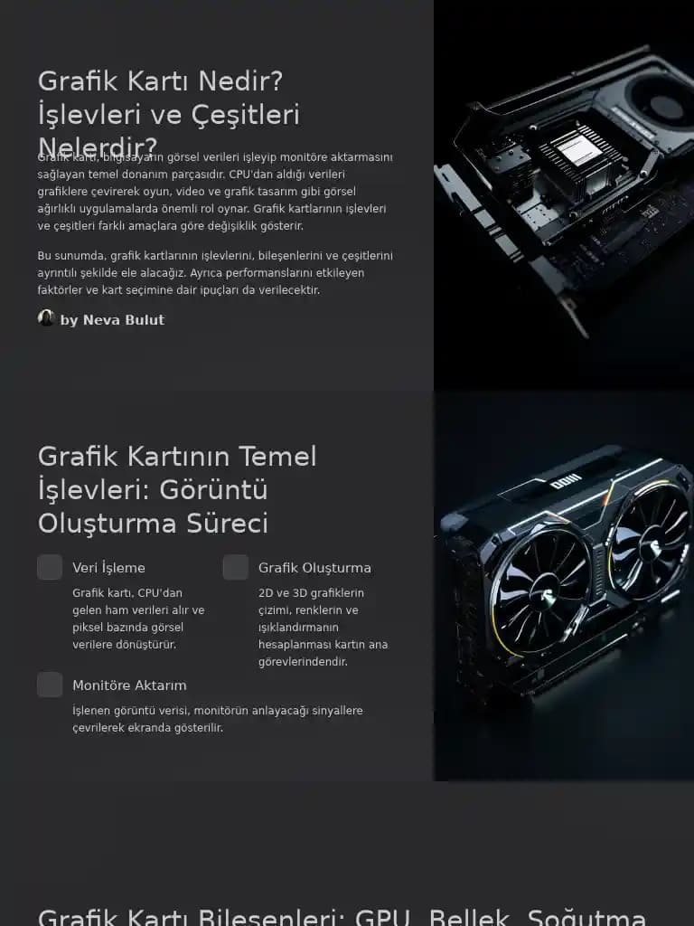 Ekonomik Fiyatlı Grafik Kartı Modelleri ve Piyasa Analizi 2023