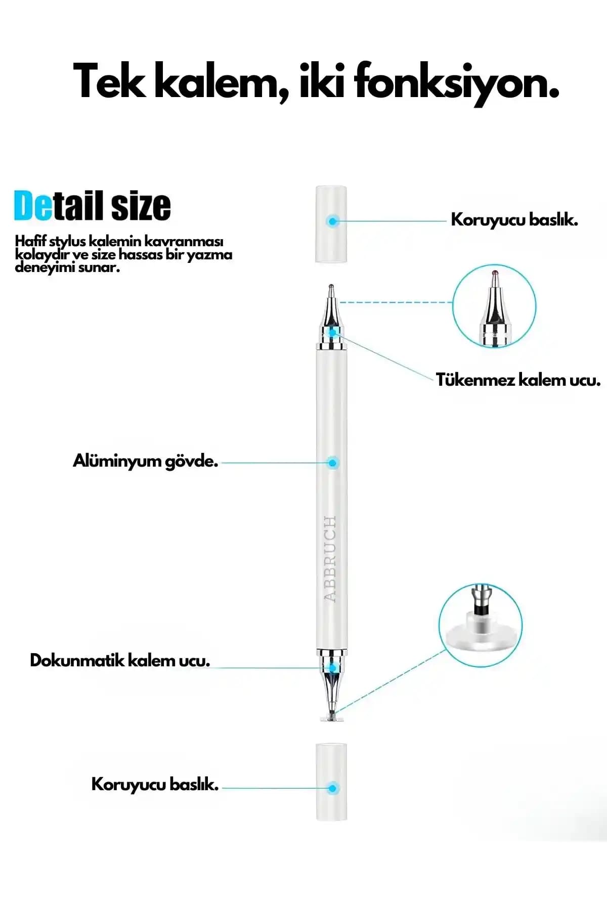 Ergonomik Tasarımlı 2in1 Dokunmatik Kalemler: Kullanım Konforunu Artıran Yenilikçi Çözümler
