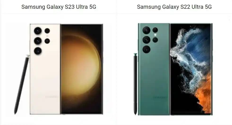 Galaxy S22 Ultra 5G ve Galaxy S23 5G: Teknoloji ve Tasarım Karşılaştırması