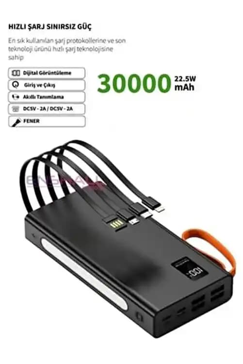 Güç Bankaları Karşılaştırması: Enshall 30.000 mAh ve JuO 10.000 mAh Modelleri